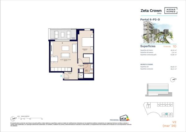 Venta de piso en Piso en Calle Bélgica, 44, Polígonos - Recinto Ferial, Málaga, Málaga
 photo 4