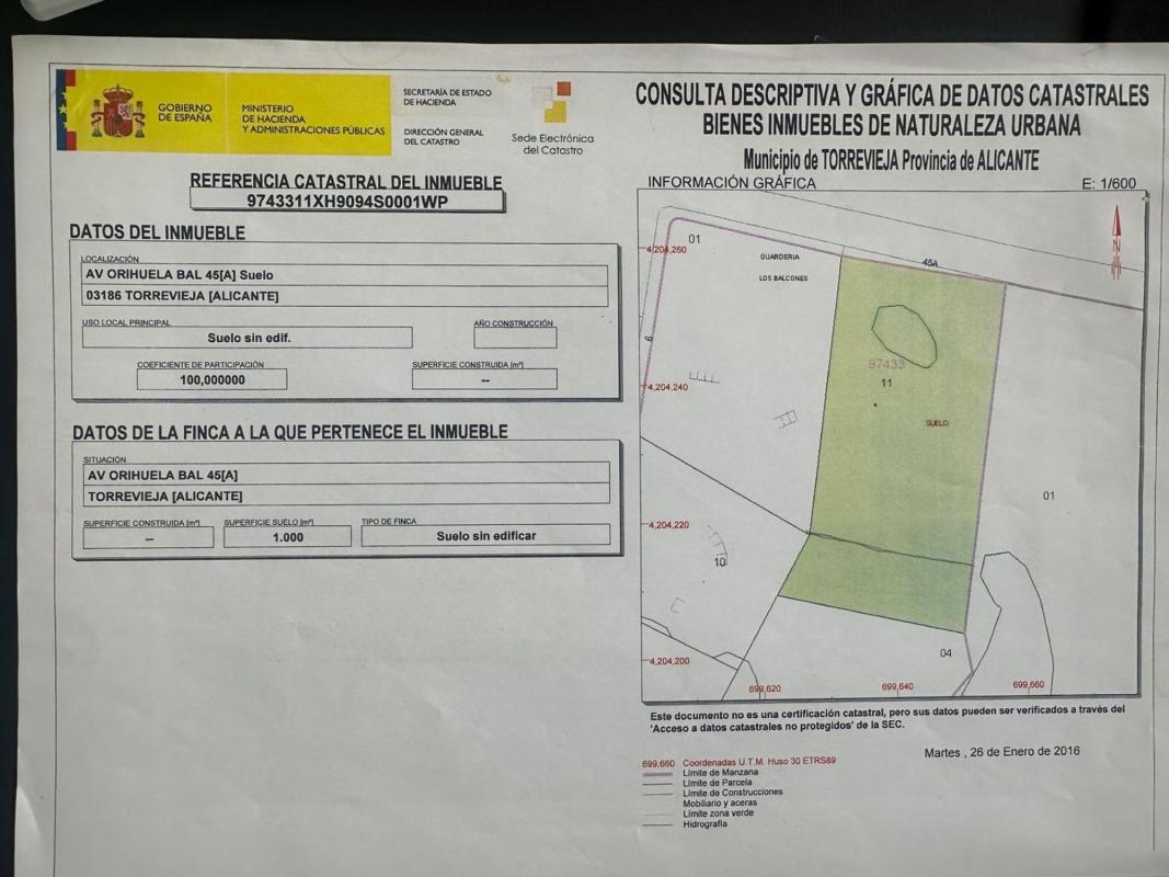 Terreno en venta en Torrevieja, Alicante photo 2