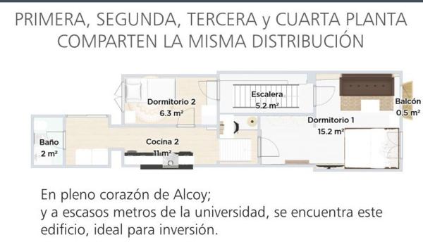Edificio residencial en Calle Sant Francesc, 33, Centro - Zona Alta, Alcoy / Alcoi thumbnail 1