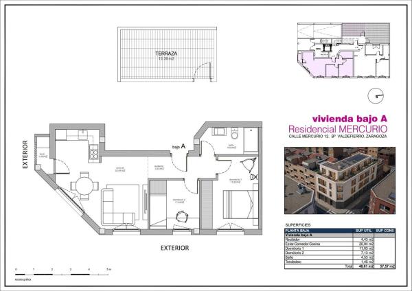 Продажа квартиры на Piso en Calle Mercurio, 12, Valdefierro, Zaragoza, Сарагоса
thumbnail 2
