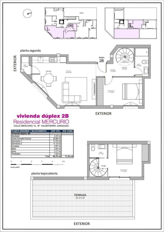 Продажа дуплекса на Dúplex en Calle Mercurio, 12, Valdefierro, Zaragoza, Сарагоса photo 3