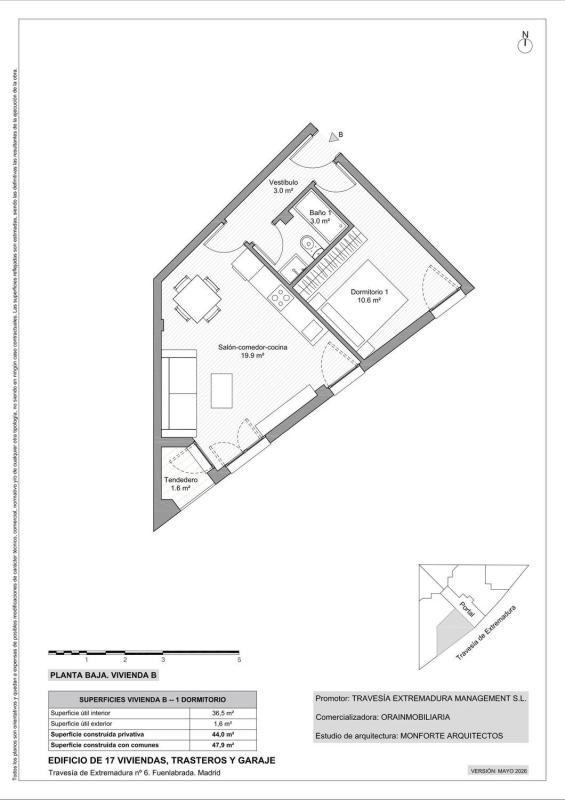 Venta de piso en Piso en Travesía de Extremadura, 6, Centro, Fuenlabrada, Fuenlabrada
photo 5