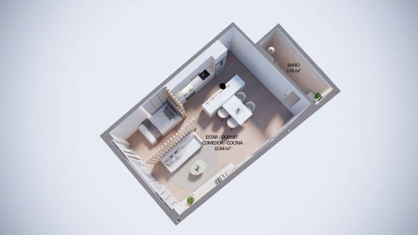 Estudio en venta en Estudio en Calle Bandera, 9, San Isidro, Madrid, Madrid thumbnail 2