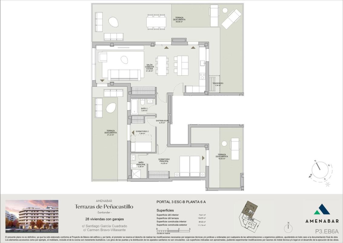 Venta de piso en Piso en Calle Carmen Bravo Villasante, 3, Peñacastillo - Nuevamontaña, Santander, Santander
photo 5