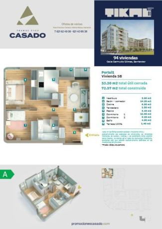Продажа квартиры на Piso en Calle Gertrudis Gómez, 5, Peñacastillo - Nuevamontaña, Santander, Сантандер
 photo 1