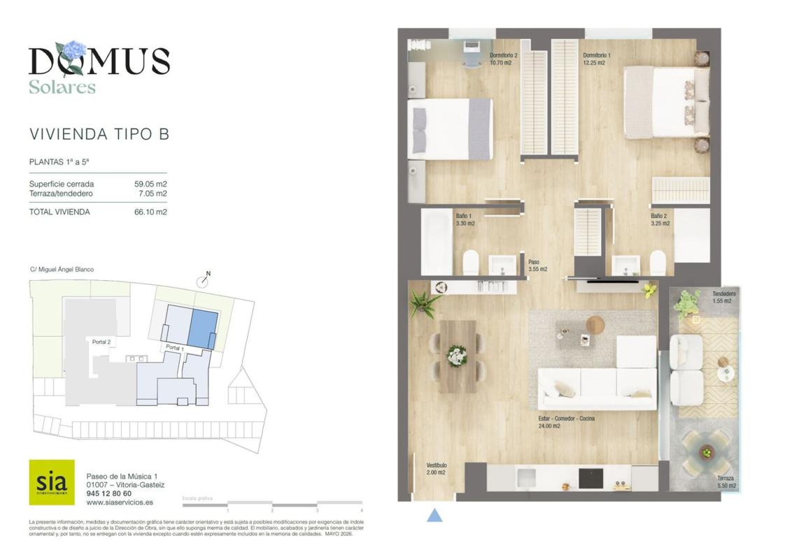 Продажа квартиры на Piso en Calle Miguel Ángel Blanco s/n, Solares, Соларес
 photo 5