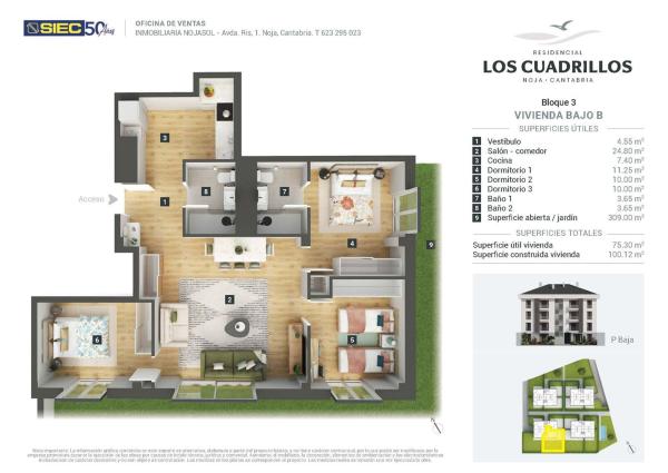 Venta de piso en Piso en Calle de los Cuadrillos, 35, El Arco-Rota-Fonegra, Noja, Noja
 photo 3