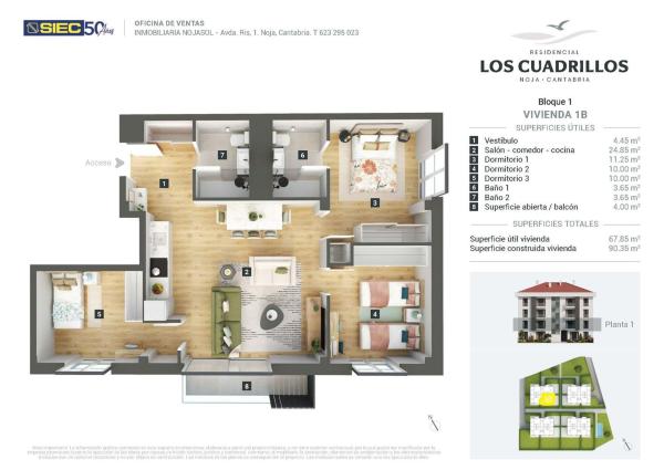 Venta de piso en Piso en Calle de los Cuadrillos, 35, El Arco-Rota-Fonegra, Noja, Noja
 photo 2