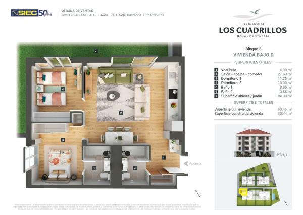 Venta de piso en Piso en Calle de los Cuadrillos, 35, El Arco-Rota-Fonegra, Noja, Noja
 photo 2