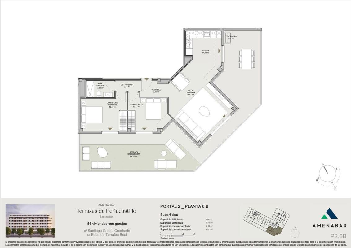 Venta de piso en Piso en Calle Carmen Bravo Villasante, 3, Peñacastillo - Nuevamontaña, Santander, Santander
photo 5