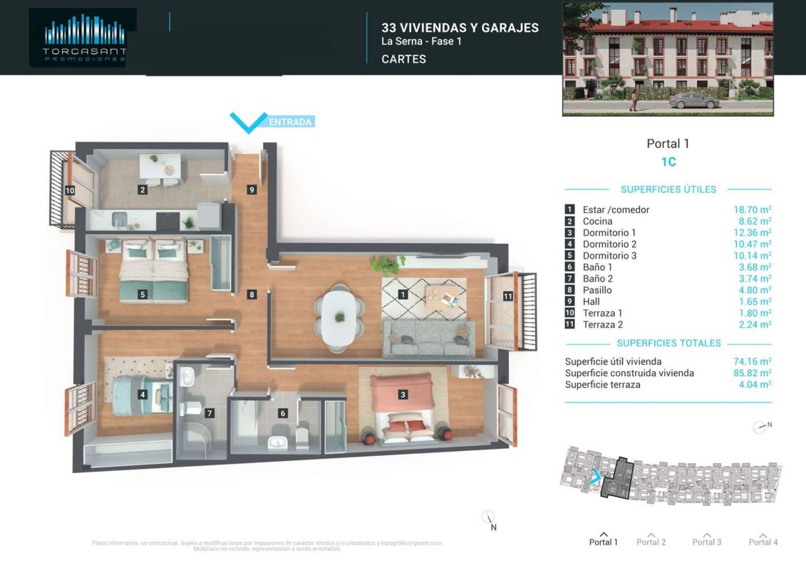 Sprzedaż mieszkania w Piso en Calle La Serna, 1, Cartes, Kartes
photo 4