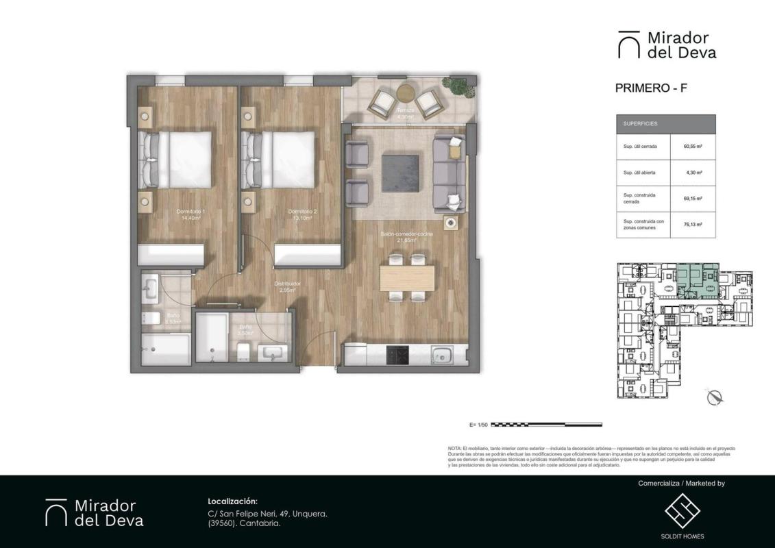 Venta de piso en Piso en Calle San Felipe Neri, 49, Val de San Vicente, Val de San Vicente
photo 1