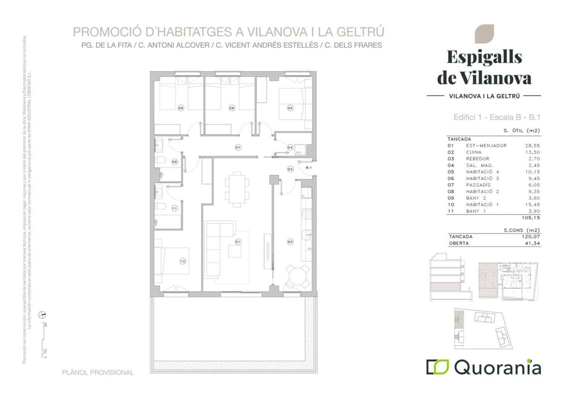 Venta de piso en Piso en Calle Antoni Maria Alcover, 15, Masia Nova - Solicrup, Vilanova i la Geltrú, Vilanova i la Geltrú
photo 5