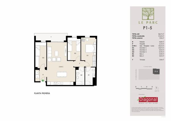Venta de piso en Piso en Avenida de Caldes de Montbui, 22, Plana LLedó, Mollet del Vallès, Mollet del Vallès
photo 1
