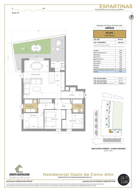 Продажа квартиры на Piso en Calle Jamaica s/n, Zona Colegio Europa, Espartinas, Эспартинес
photo 2