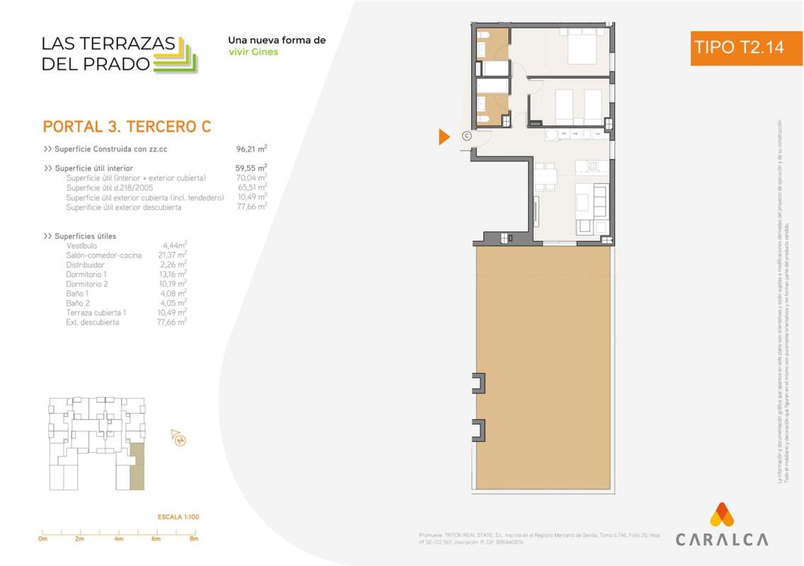 Sale of apartment in Piso en Calle Hermanos Vega Olivares, 1, Gines, Gines
photo 2