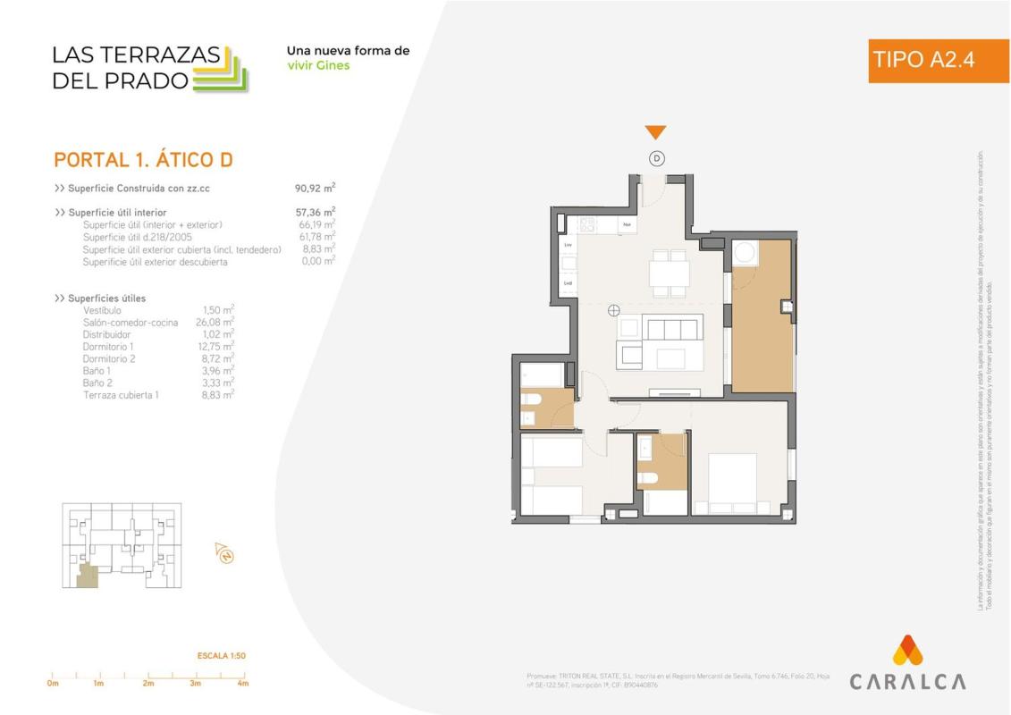Sale of apartment in Piso en Calle Hermanos Vega Olivares, 1, Gines, Gines
photo 2