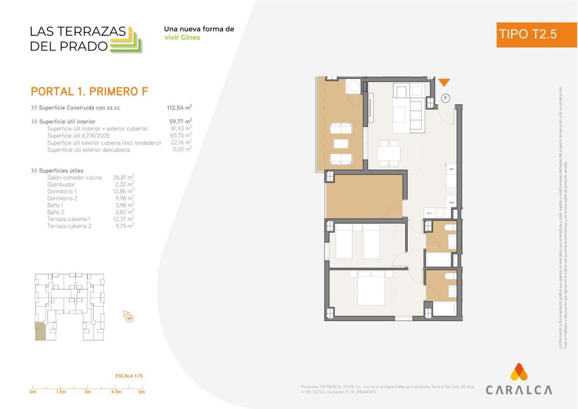 Sale of apartment in Piso en Calle Hermanos Vega Olivares, 1, Gines, Gines
photo 2