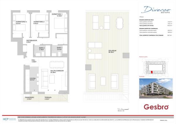 Venta de piso en Piso en Calle Parcela C6 Los Molinos s/n, Los Molinos, Getafe, Getafe
photo 1
