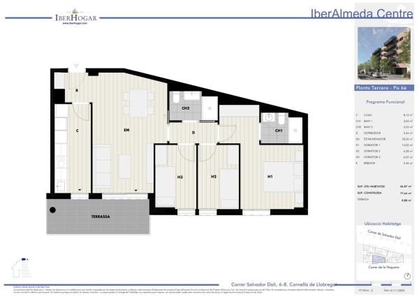 Venta de piso en Piso en Calle Salvador Dalí, 6, Almeda, Cornellà de Llobregat, Cornellà de Llobregat
photo 1