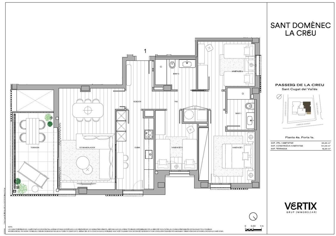 Продажа квартиры на Piso en Paseo de la Creu, 15, Sant Domènec, Sant Cugat del Vallès, Сант-Кугат-дель-Вальес
photo 3
