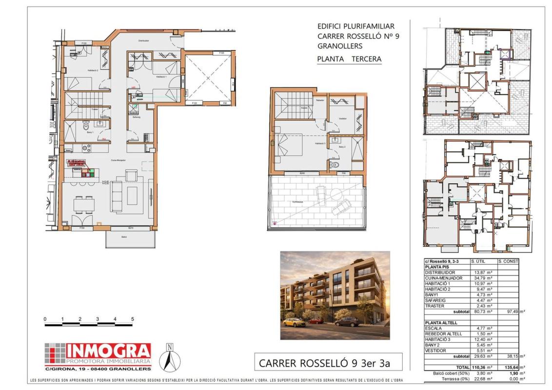 Venta de duplex en Dúplex en Calle Rosselló, 9, L'Hostal - Lledoner, Granollers, Granollers photo 5