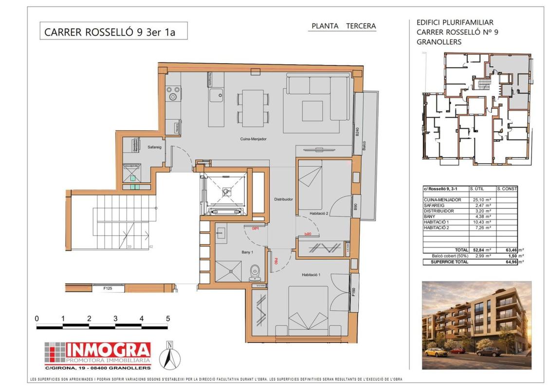 Venta de piso en Piso en Calle Rosselló, 9, L'Hostal - Lledoner, Granollers, Granollers
 photo 5