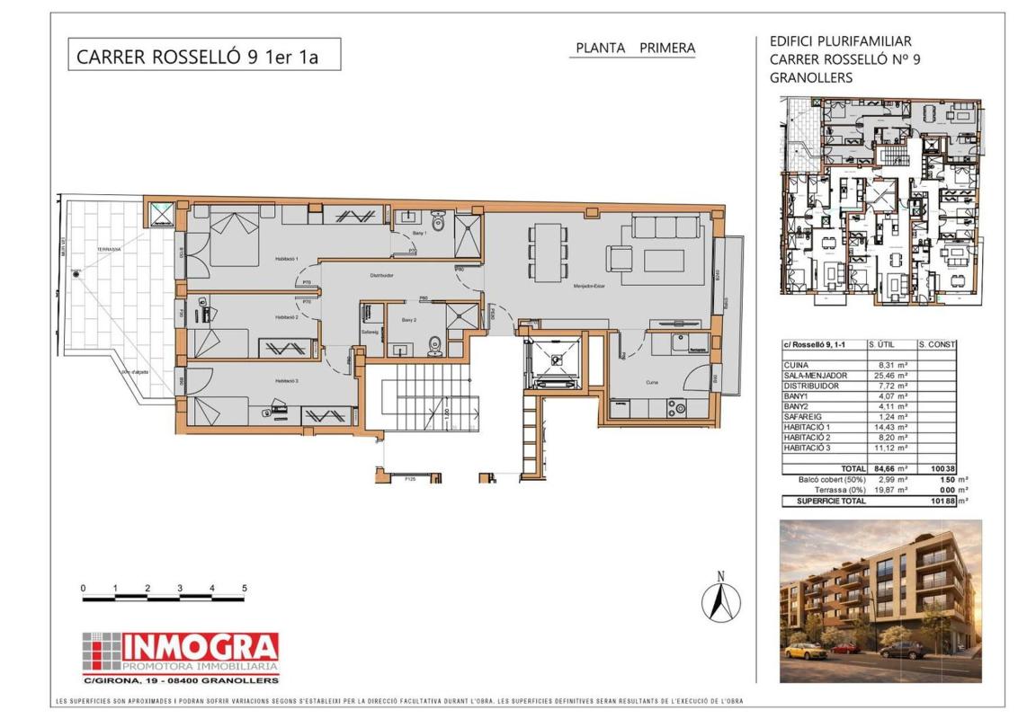 Venta de piso en Piso en Calle Rosselló, 9, L'Hostal - Lledoner, Granollers, Granollers
 photo 5