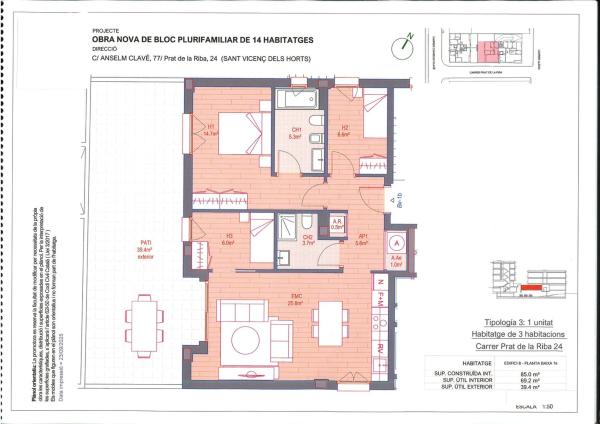 Продажа квартиры на Piso en Calle Anselm Clavé, 77, Sant Vicenç Dels Horts, Сант Висенс Дельс Орц
 photo 3