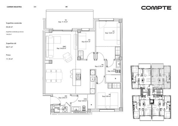 Venta de piso en Piso en Calle Industria, 7, Santa Clara-Caputxins-Hospital, Vic, Vic
thumbnail 1