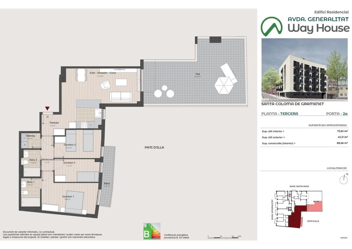 Sale of apartment in Piso en de la Generalitat, 111, El Raval, Santa Coloma de Gramenet, Santa Coloma de Gramenet
photo 1
