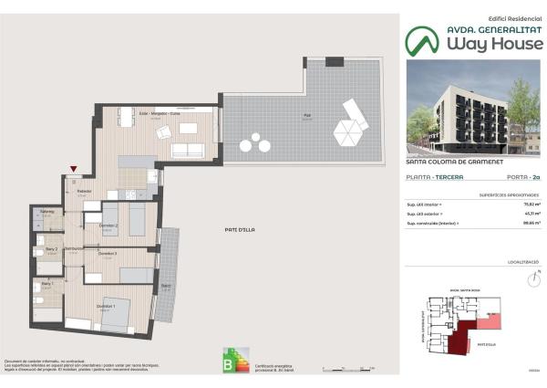 Sale of flat in Piso en de la Generalitat, 111, El Raval, Santa Coloma de Gramenet, Santa Coloma de Gramenet
photo 1