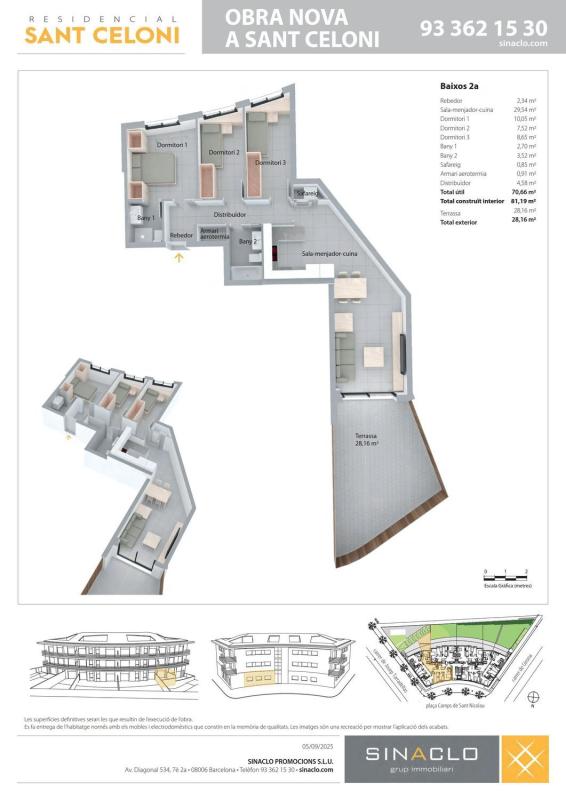 Sale of apartment in Piso en Plaza de Sant Nicolau, 1, Sant Celoni, Sant Celoni
 photo 4