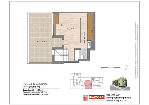 Duplex en venta en Dúplex en Calle Primer Marques Franqueses, 2, L'Hostal - Lledoner, Granollers, Granollers thumbnail 2