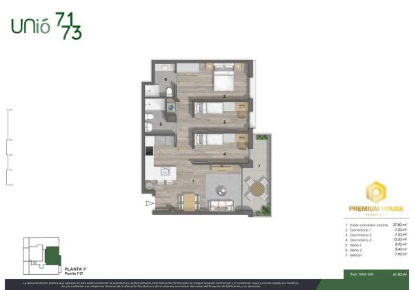Venta de piso en Piso en Calle Union, 71, Centre Vila - La Geltrú, Vilanova i la Geltrú, Vilanova i la Geltrú
 photo 3