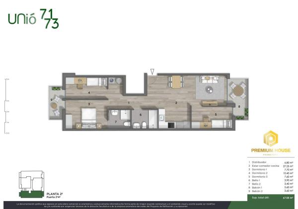 Venta de piso en Piso en Calle Union, 71, Centre Vila - La Geltrú, Vilanova i la Geltrú, Vilanova i la Geltrú
 photo 3