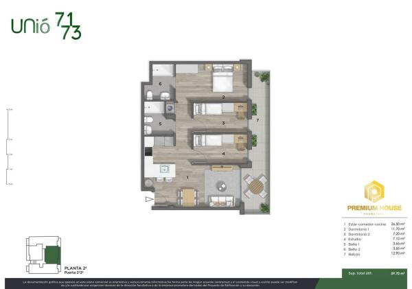 Venta de piso en Piso en Calle Union, 71, Centre Vila - La Geltrú, Vilanova i la Geltrú, Vilanova i la Geltrú
 photo 3