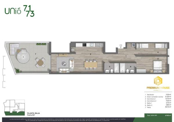 Venta de piso en Piso en Calle Union, 71, Centre Vila - La Geltrú, Vilanova i la Geltrú, Vilanova i la Geltrú
 photo 3