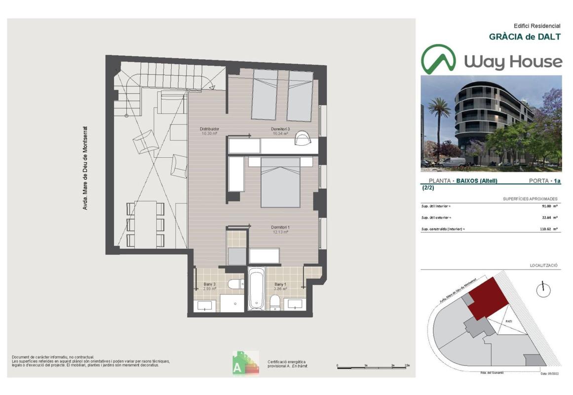 Venta de duplex en Dúplex en de la Mare de Déu de Montserrat, 4, La Salut, Barcelona, Barcelona photo 2