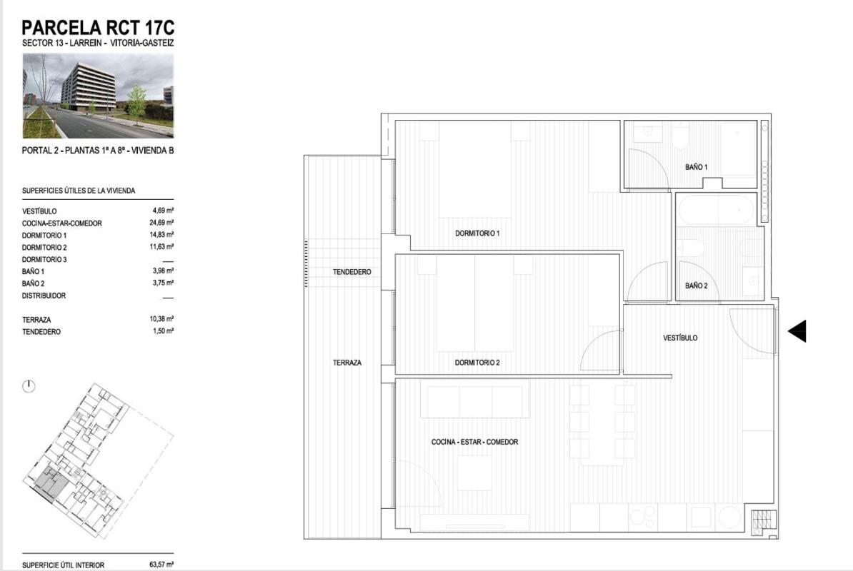 Sale of apartment in Piso en Calle Antonio Amat Maíz, 4, Salburua, Vitoria-Gasteiz, Vitoria-Gasteiz
 photo 3