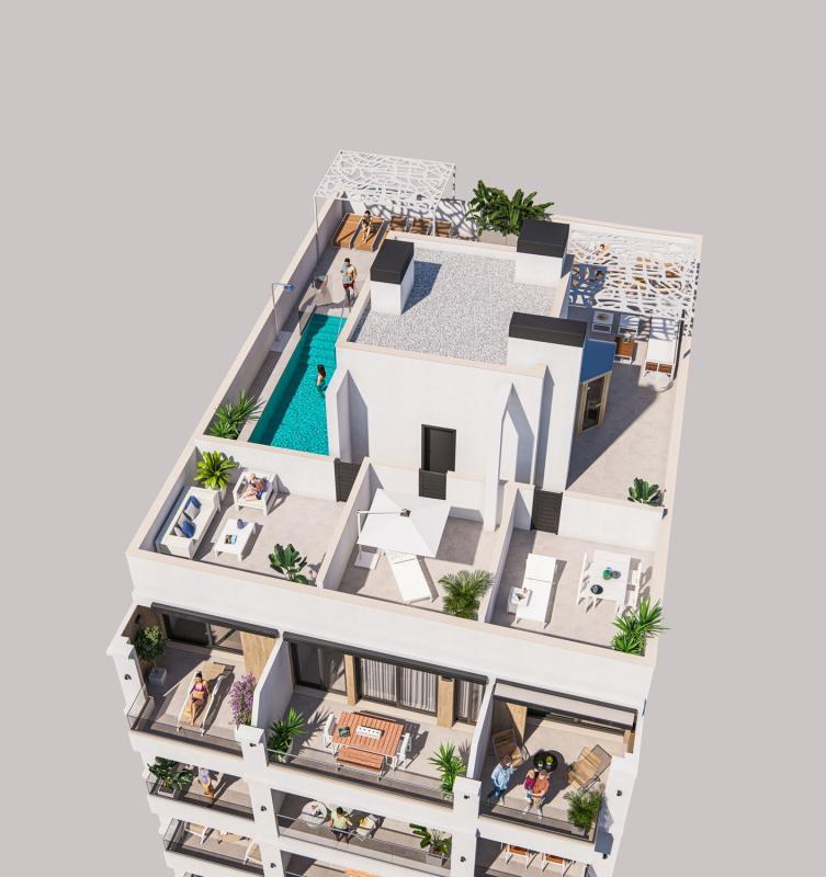 Продажа пентхауса на  Ático en Calle Capitán García Gea, 5, Playa del Cura, Torrevieja, Торревьеха photo 4