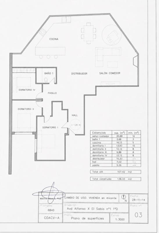 Venta de piso en Piso en Calle Teniente Daoiz, 1, Casco Histórico-Santa Cruz, Alicante / Alacant, Alicante / Alacant
 photo 3