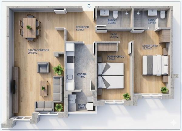 Venta de piso en Piso en Calle Archivero Dimas Pérez, 14, Tarancon, Tarancon
 photo 2
