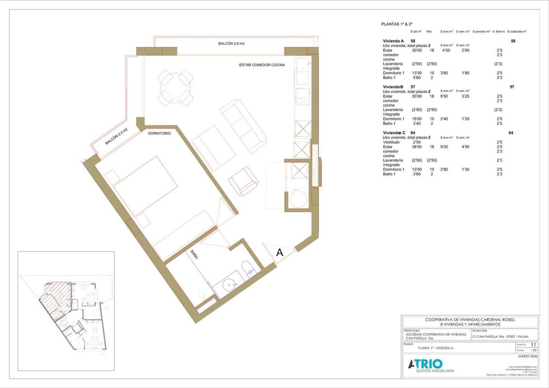 Venta de piso en Piso en Camino Can Pastilla, 11, Coll d'En Rabassa, Palma de Mallorca, Palma de Mallorca
photo 1