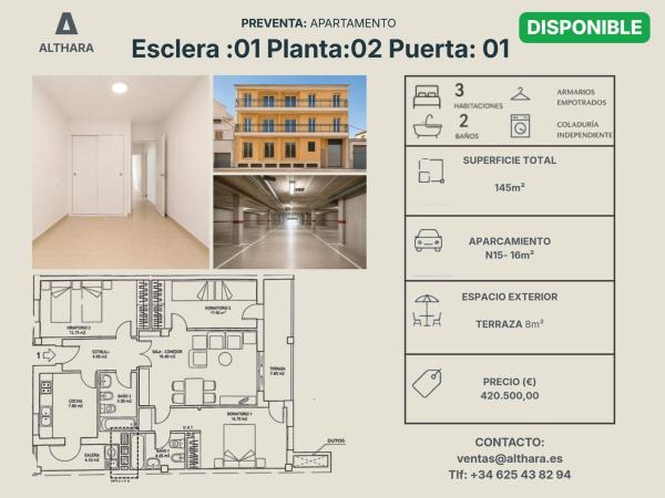 Venta de piso en Piso en Calle Fra Juniper Serra, 28, Pobla (Sa), Pobla (Sa)
 photo 2