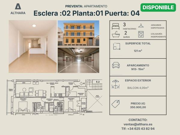 Venta de piso en Piso en Calle Fra Juniper Serra, 28, Pobla (Sa), Pobla (Sa)
 photo 2