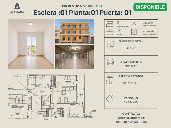 Venta de piso en Piso en Calle Fra Juniper Serra, 28, Pobla (Sa), Pobla (Sa)
 photo 2