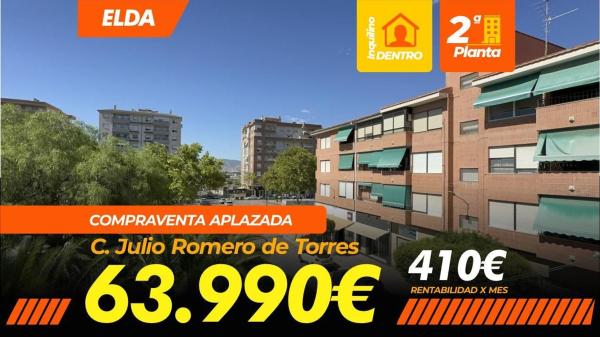 Sale of flat in Piso en Calle Julio Romero de Torres, Las Trescientas - San Francisco, Elda, Elda
 photo 1