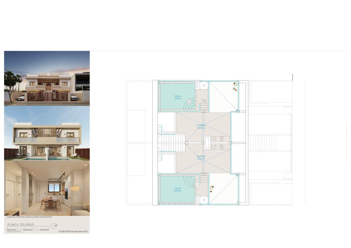Obra nueva Residencial Armonia en San Pedro del Pinatar (Revista) plan 2
