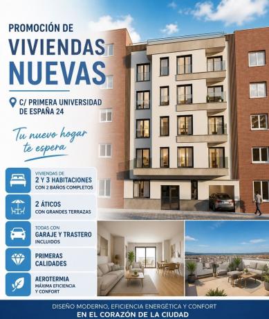 Promoción Primera Universidad de España obra nueva en Palencia photo 3